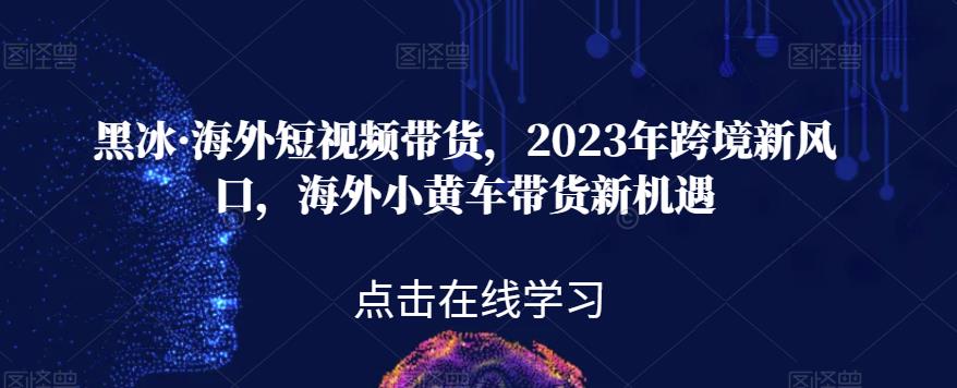 黑冰·国外短视频卖货，2023年跨境电商新蓝海，国外ofo单车卖货机遇与挑战